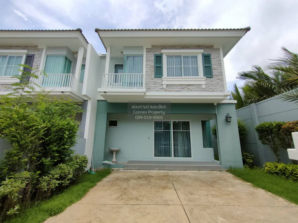 For Sale House , Villaggio Prachauthit 90 , corner unit , wide fr 2