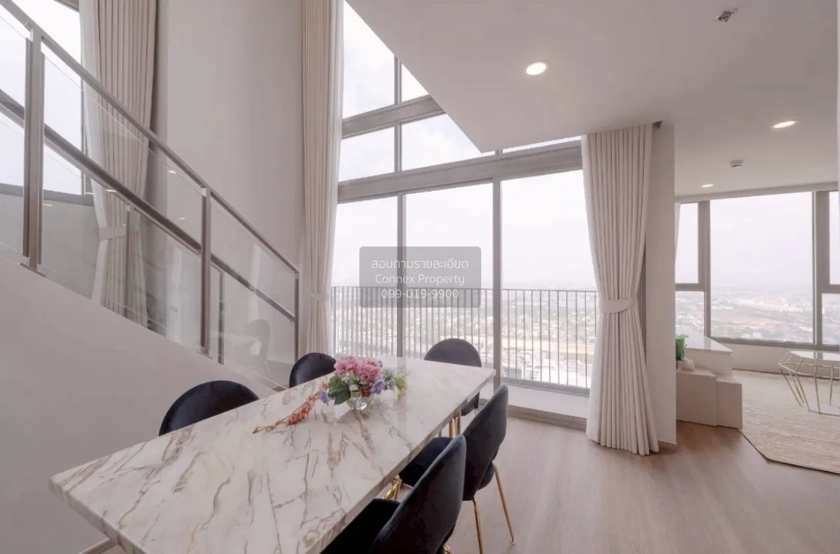 เช่าคอนโด  วิสซ์ดอม เดอะ ฟอเรสเทียส์ ดูเพล็กซ์ วิวสวย ชั้นสูง ห้อ 1