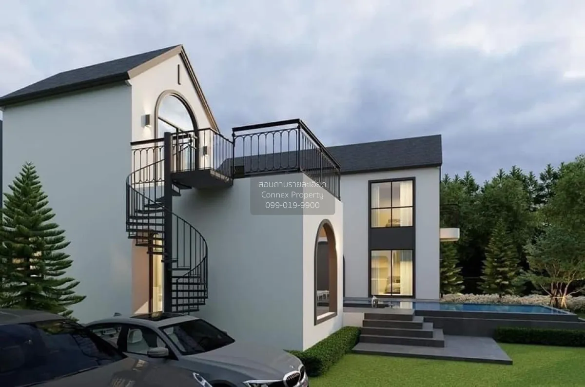 ขายพลูวิลล่าเขาใหญ่  Pool Villa modern english cottage  หมูสี ปาก