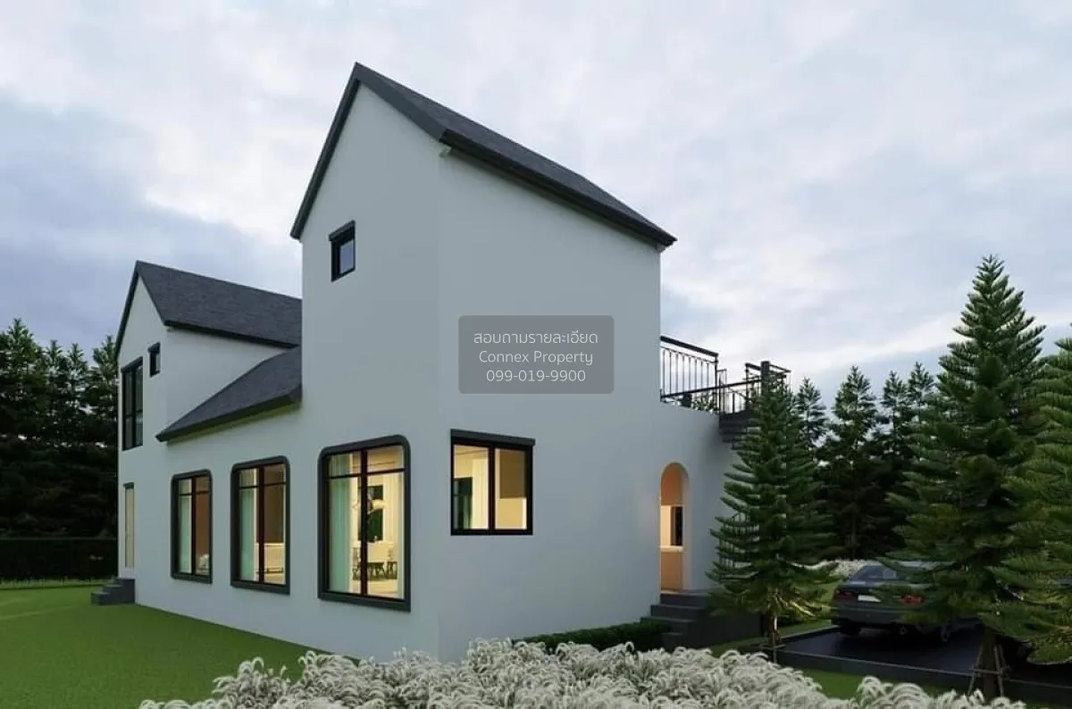 ขายพลูวิลล่าเขาใหญ่  Pool Villa modern english cottage  หมูสี ปาก