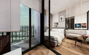 เช่าคอนโด  ออริจิ้น ปลั๊ก แอนด์ เพลย์ รามอินทรา รีโนเวทใหม่ MRT-รามอินทรา 83 รามอินทรา เขต คันนายาว กรุงเทพ CX-147458