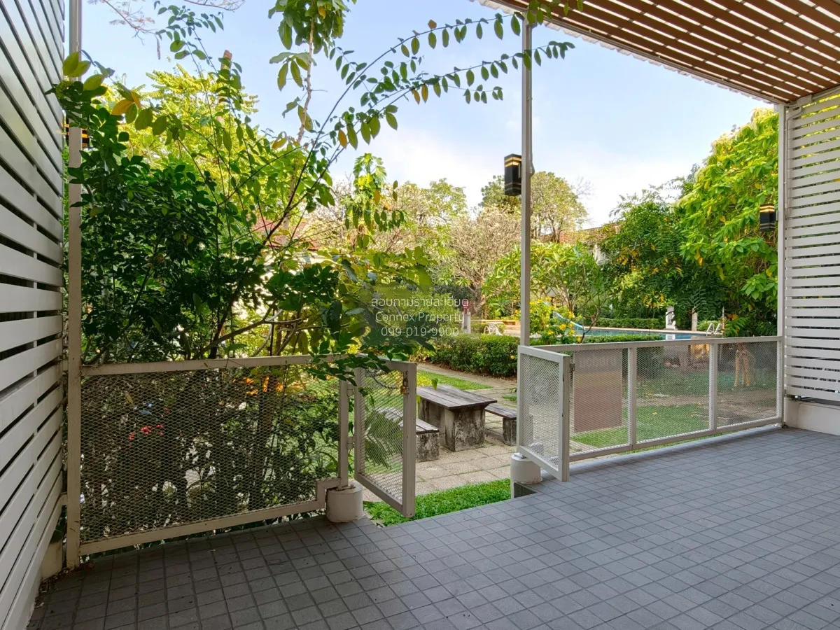 ขายทาวน์เฮ้าส์/ทาวน์โฮม ไพรเวท วิลล่า รีโนเวทใหม่ หน้าบ้านติดสวน 