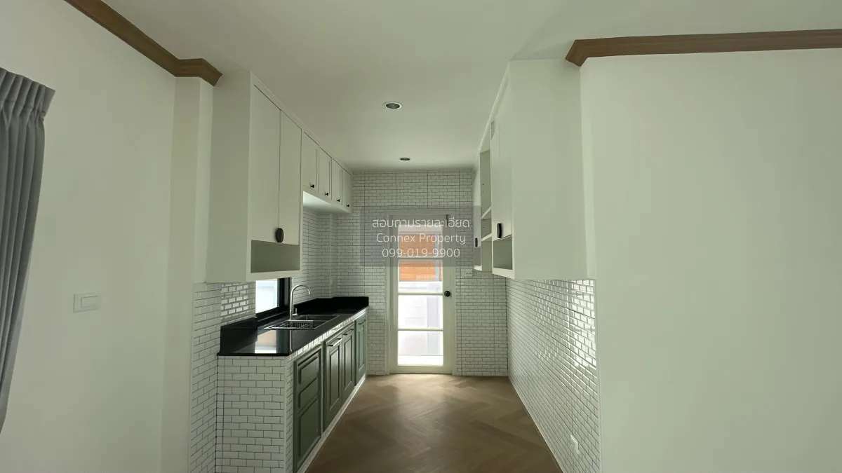 For Sale House , Baan Sathaporn Rangsit , wide frontage , newly r