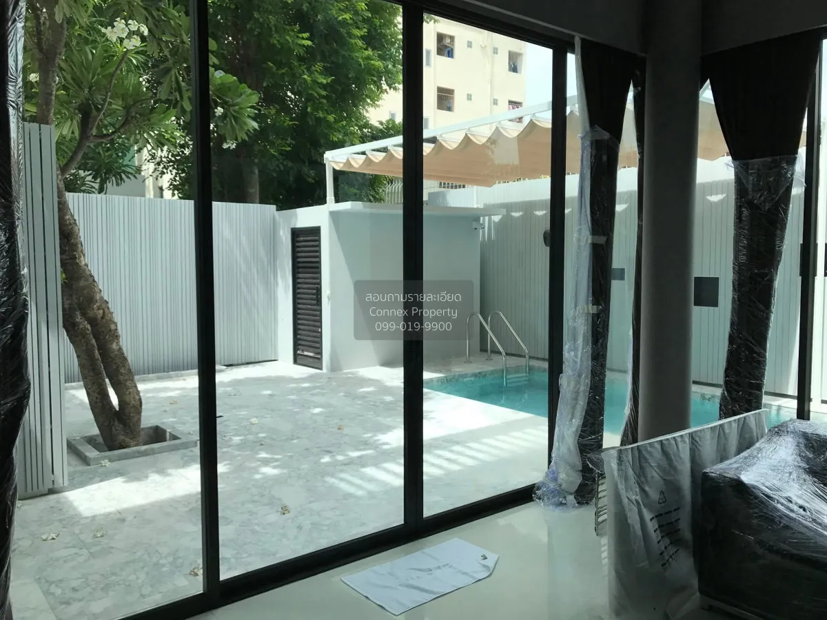 For Rent Pool villa, Isara Rama 9 Village, opposite Rajamangala S 2