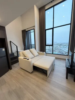 เช่าคอนโด  ออริจิ้น ปลั๊ก แอนด์ เพลย์ รามอินทรา ดูเพล็กซ์ MRT-รามอินทรา 83 รามอินทรา เขต คันนายาว กรุงเทพ CX-147916