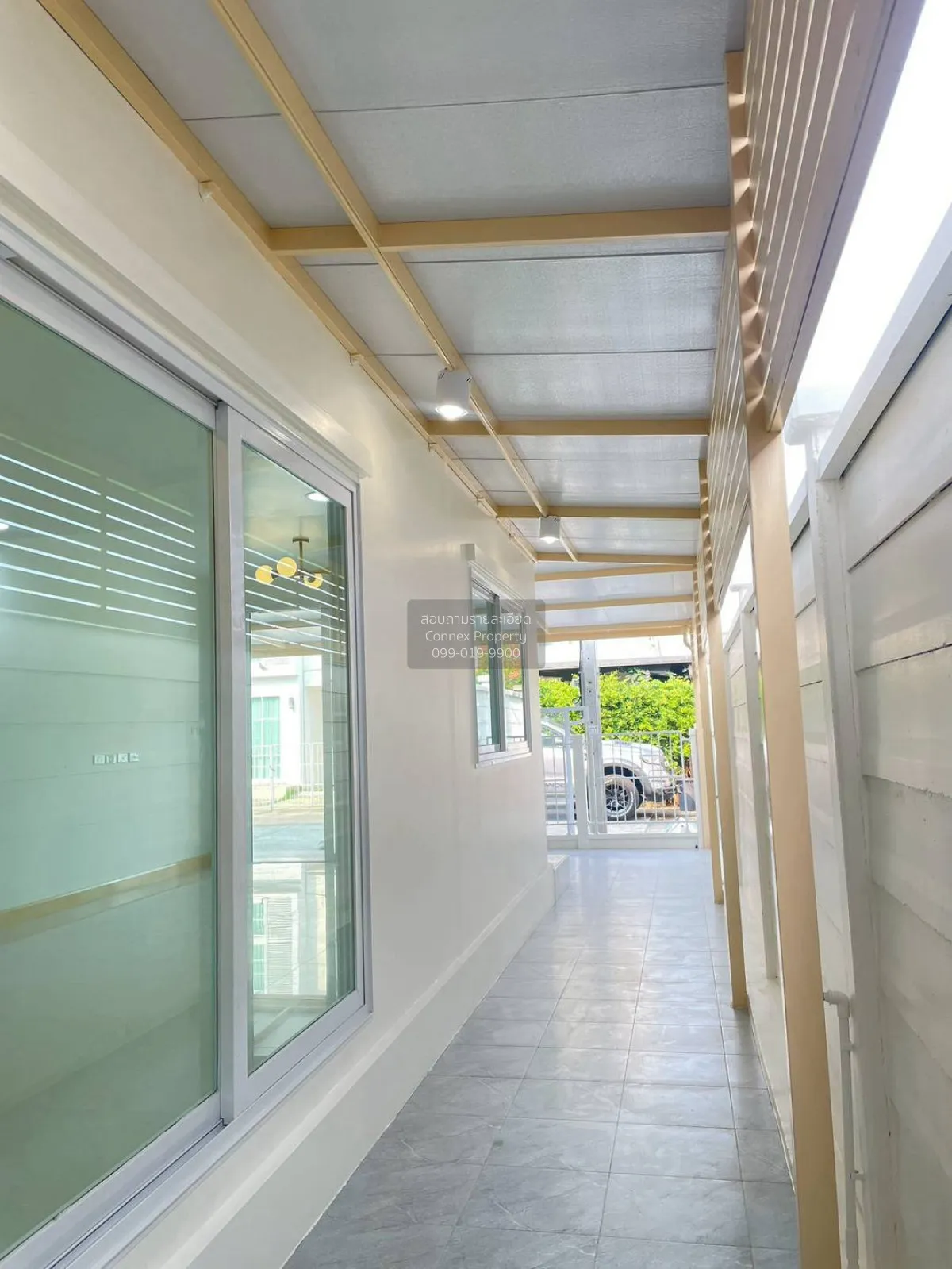 ขายบ้าน  คุณาลัย บีกินส์ บ้านกล้วย - ไทรน้อย ห้องมุม รีโนเวทใหม่ 