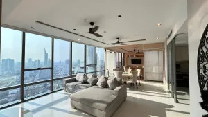 For Rent Condo , The Bangkok Sathorn , high floor , BTS-Surasak , Yannawa , Sa Thon , Bangkok , CX-148033