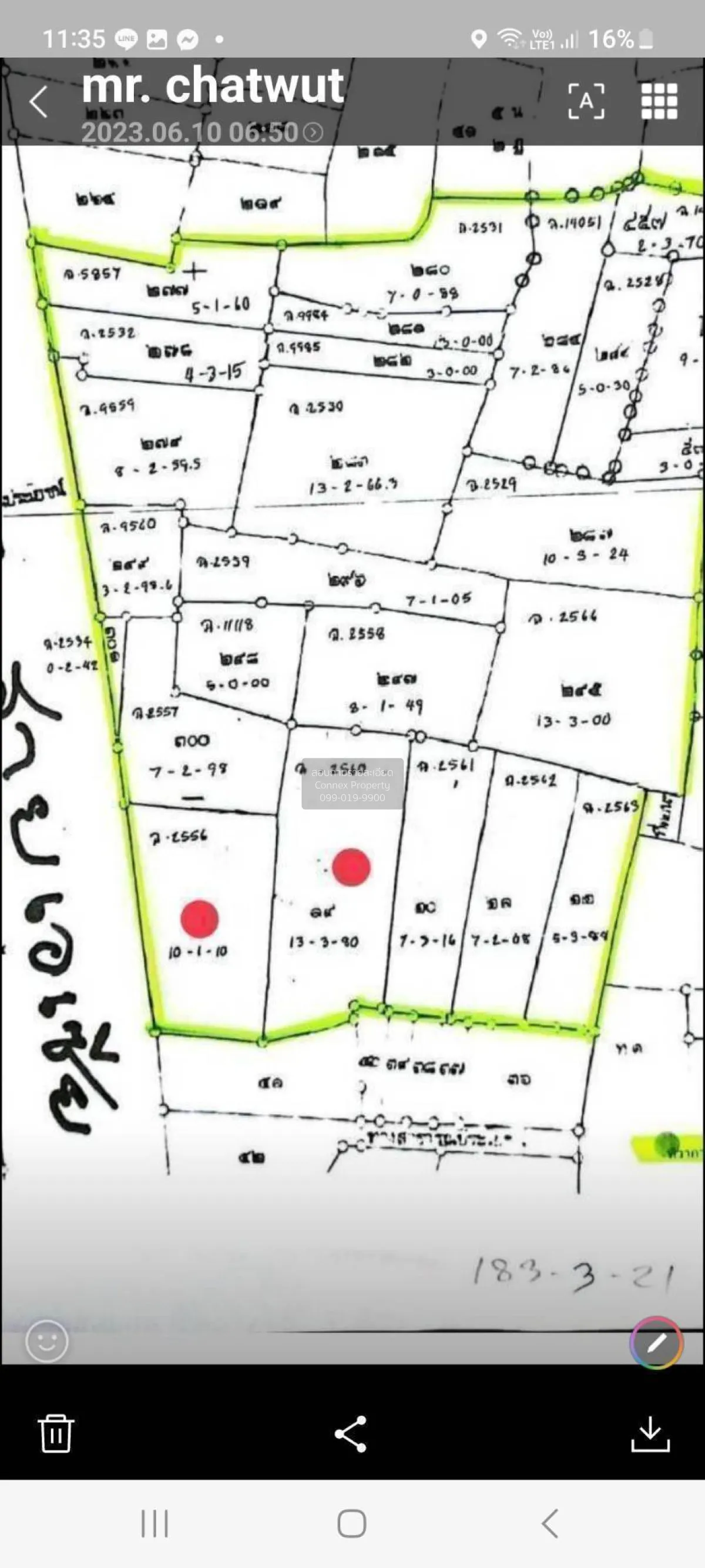 For Sale Land on Asia Road , Chorakhe Rong , Chaiyo , Ang Thong ,