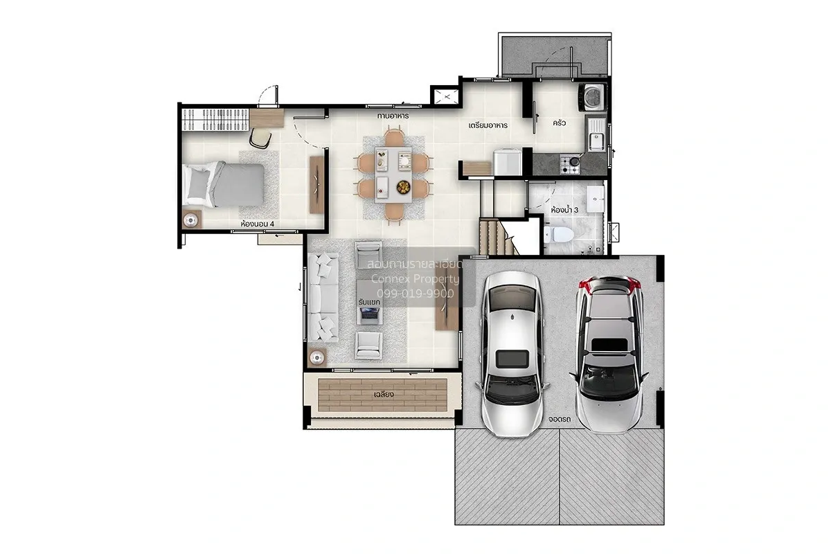 For Sale House , Setthasiri Wongwaen-Lamlukka , Bueng Kham Phoi , 2