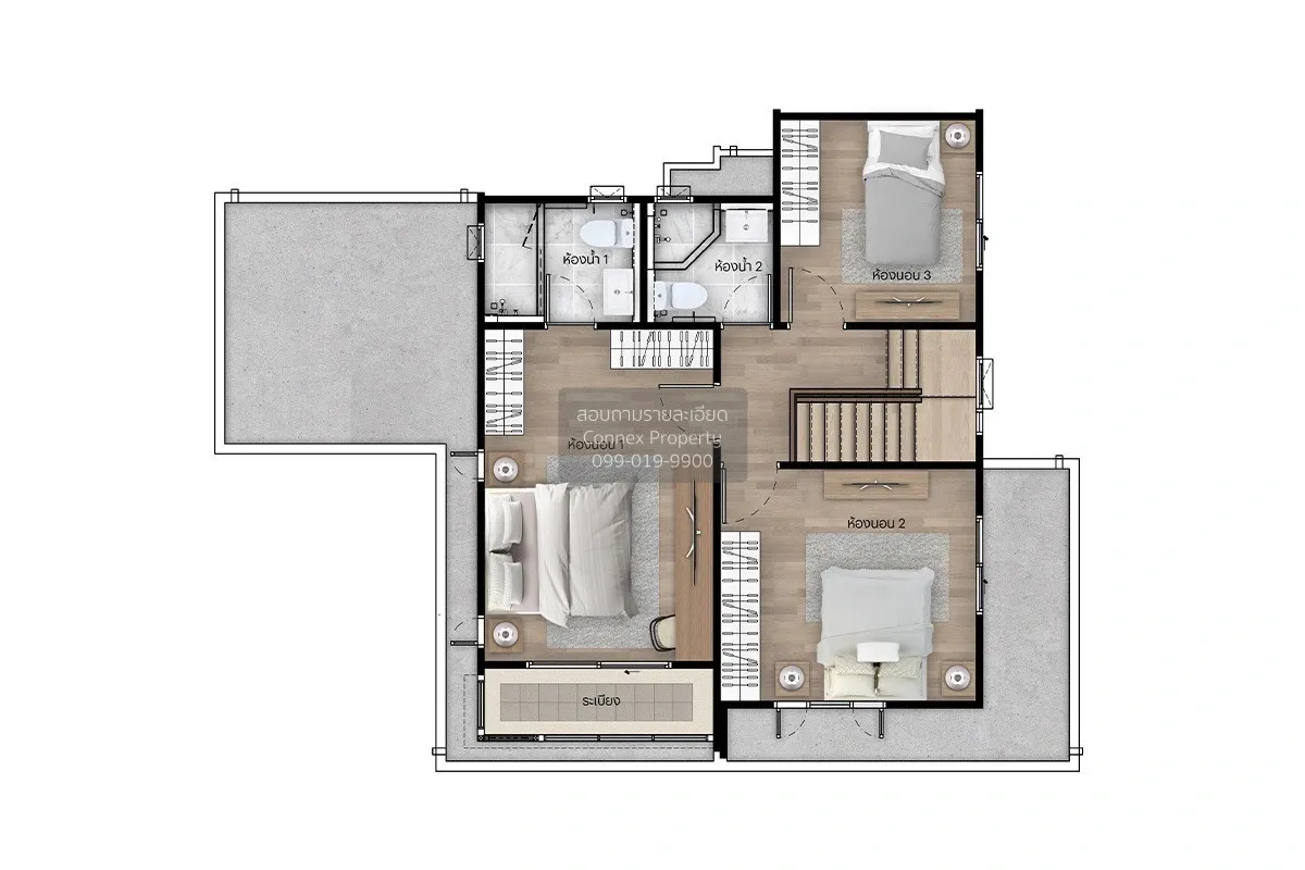 For Sale House , Setthasiri Wongwaen-Lamlukka , Bueng Kham Phoi , 3