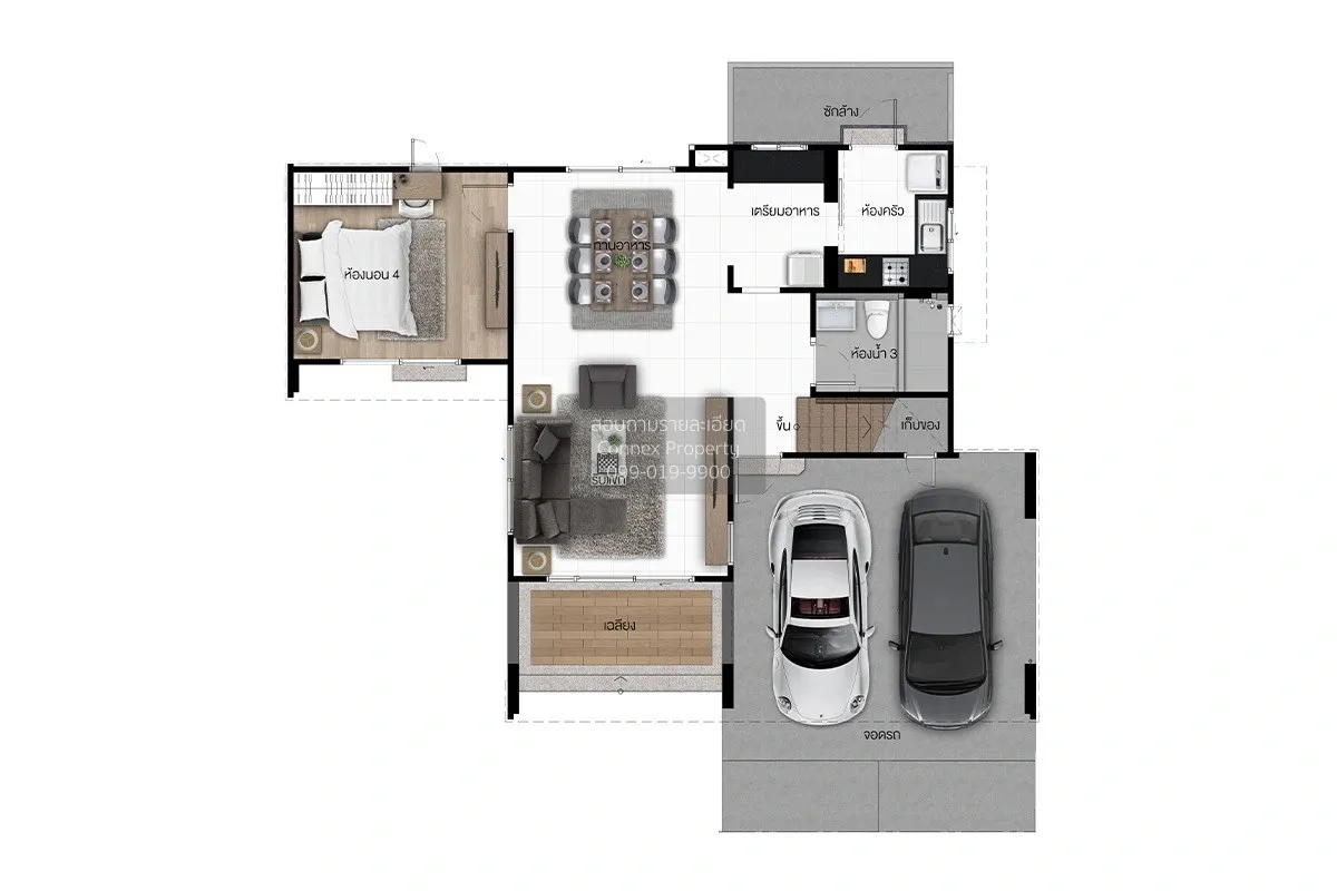 For Sale House , Setthasiri Wongwaen-Lamlukka , Bueng Kham Phoi , 2