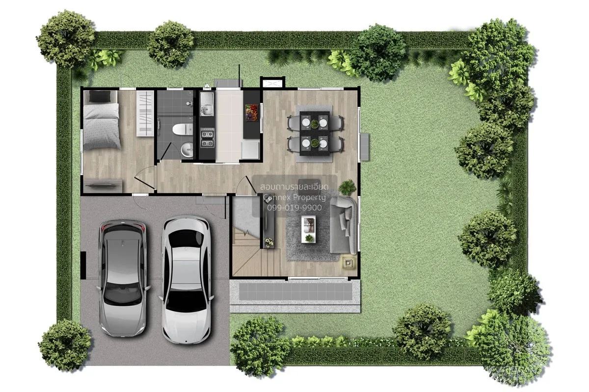 ขายบ้าน  อณาสิริ ชัยพฤกษ์ - วงแหวน 2 ไทรน้อย บางบัวทอง นนทบุรี CX 2