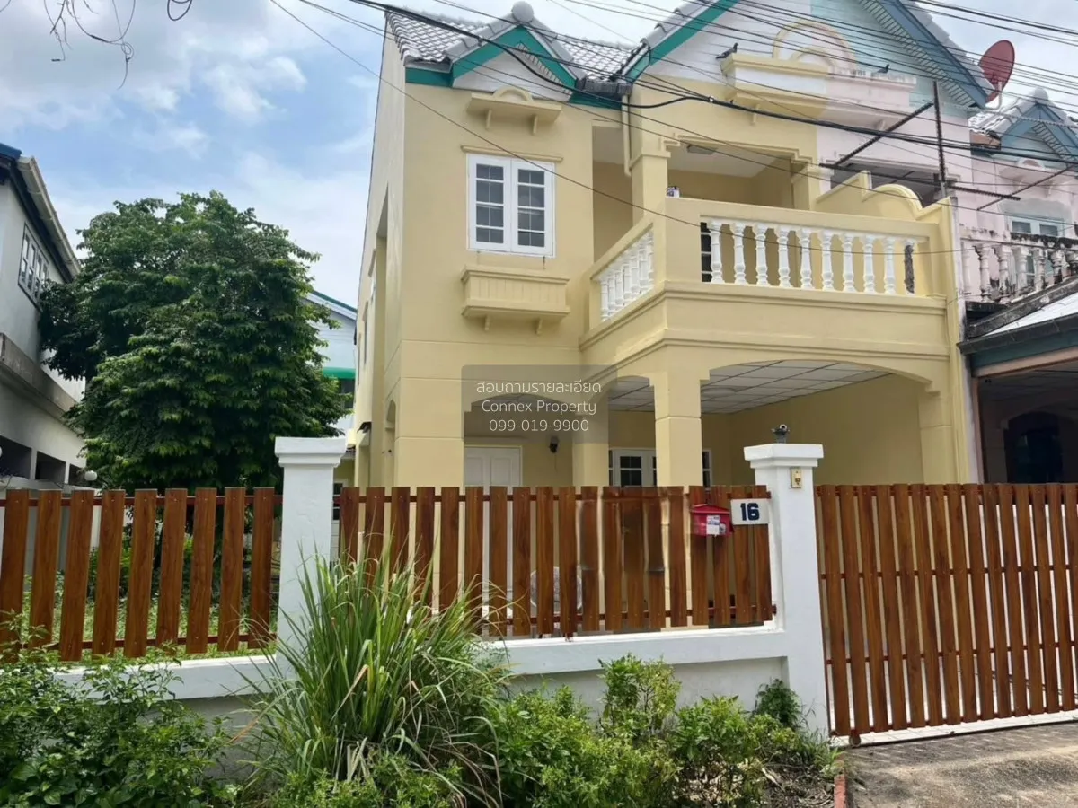 ขายบ้านแฝด 2 ชั้นซอยแก้วเงินแก้วทอง 44  ห้องมุม บางขุนศรี เขต บาง 1