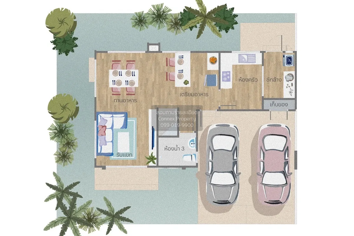 ขายบ้าน  อณาสิริ พระราม 2 - วงแหวน พันท้ายนรสิงห์ เมืองสมุทรสาคร  2