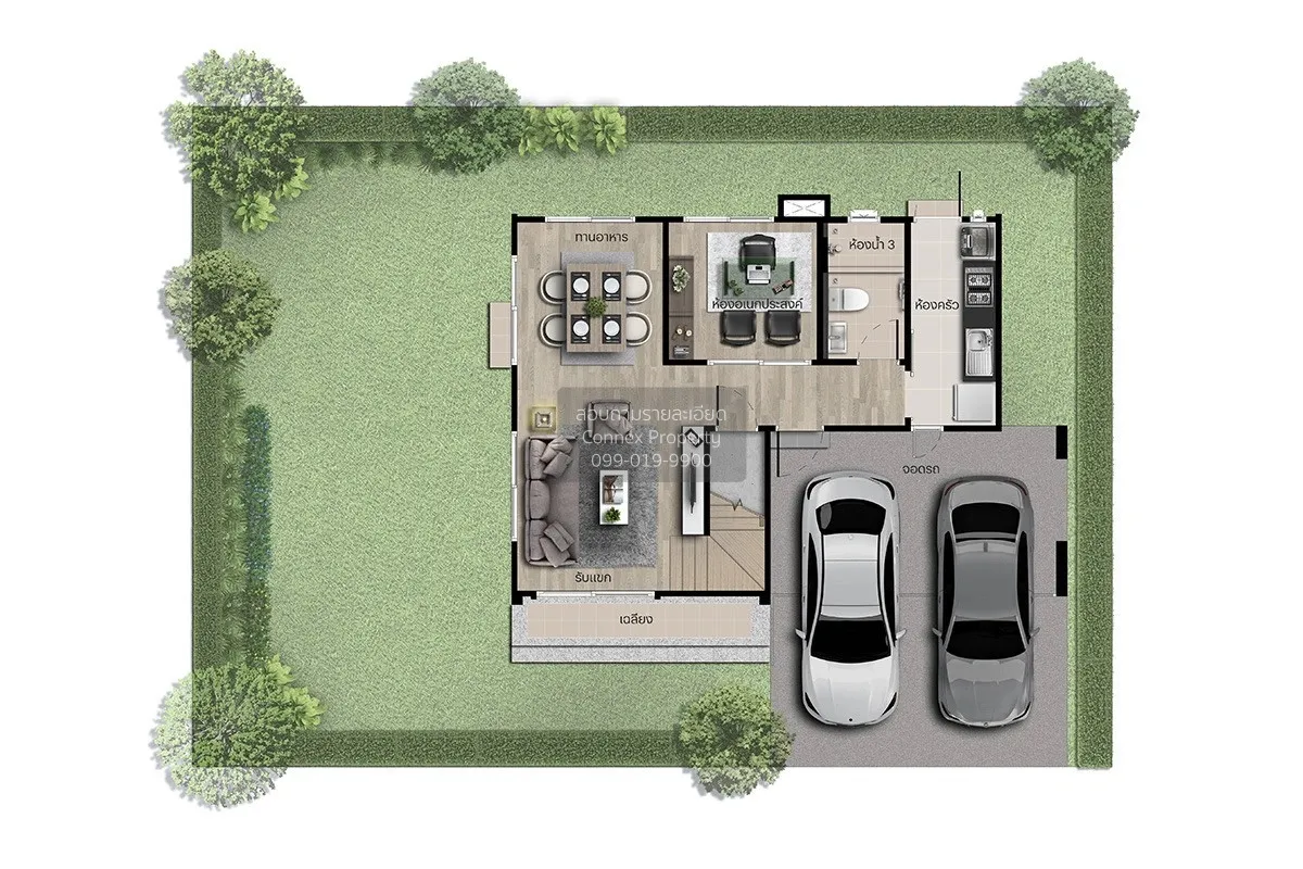 ขายบ้าน  สราญสิริ โคราช หนองกระทุ่ม เมืองนครราชสีมา นครราชสีมา CX 2