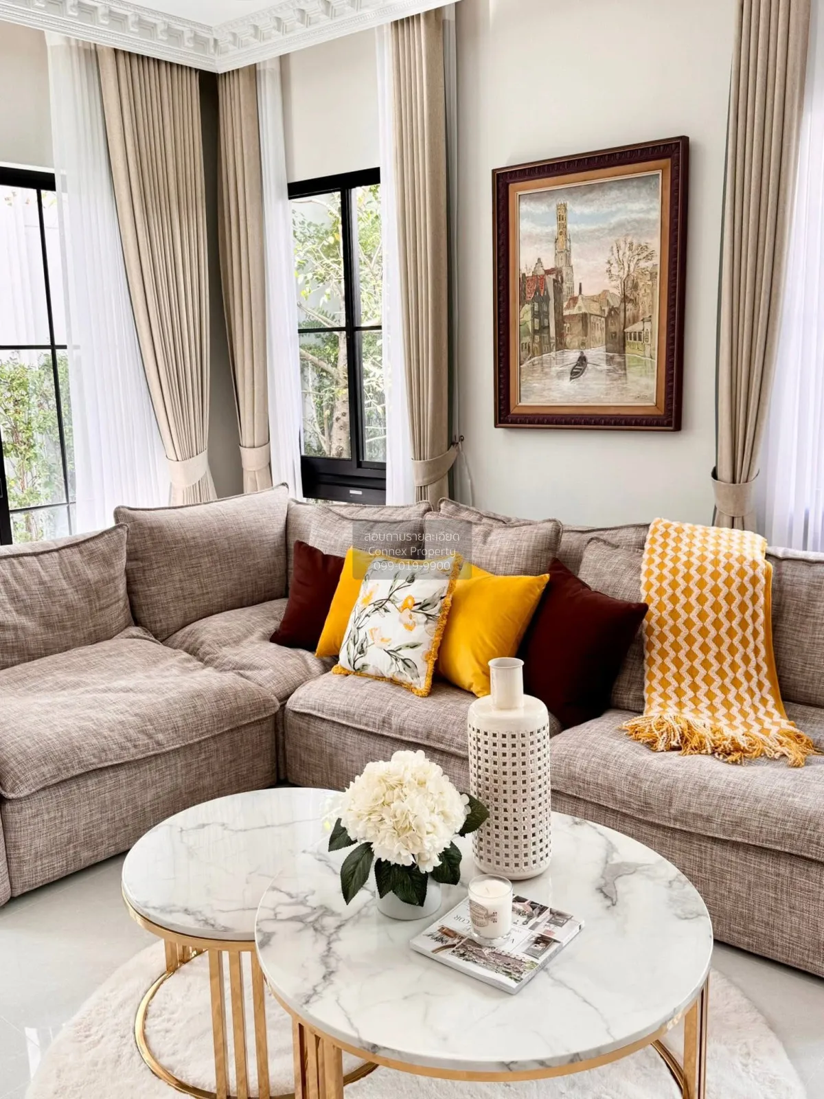 For Sale House , Nantawan Rama 9-New Krungthepkreetha , corner un 2