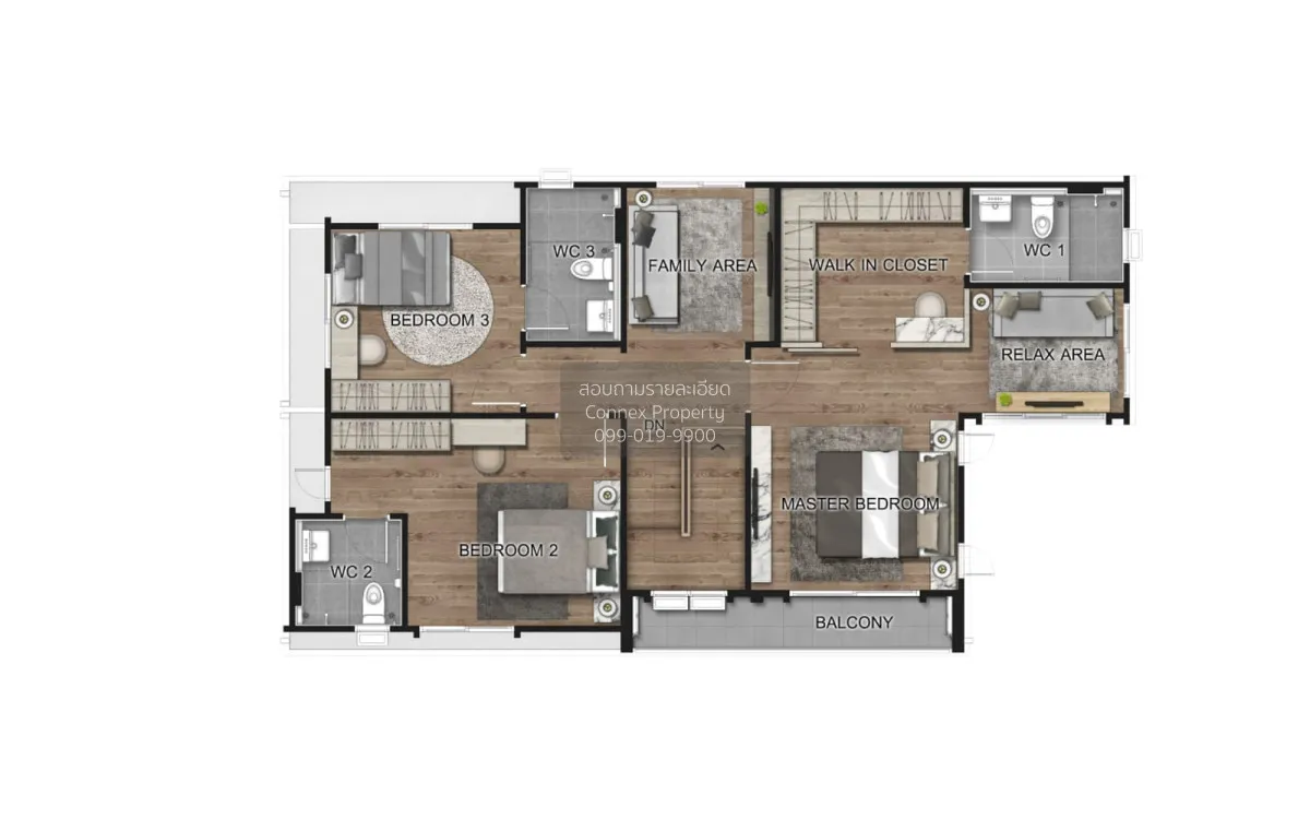 ขายบ้าน  เวนิว พอร์เทรต เวสต์เกต MRT-ตลาดบางใหญ่ บ้านใหม่ บางใหญ่ 3