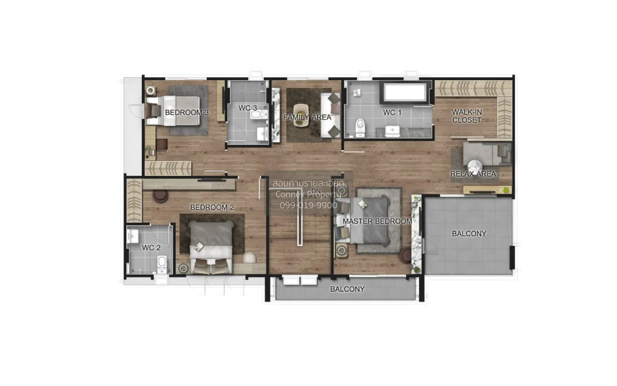 ขายบ้าน  เวนิว พอร์เทรต เวสต์เกต MRT-ตลาดบางใหญ่ บ้านใหม่ บางใหญ่ 3