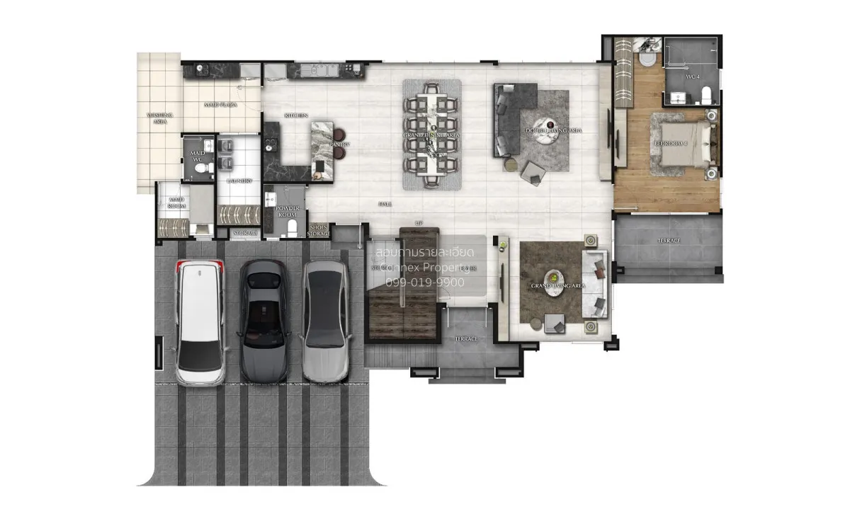 ขายบ้าน  แกรนด์ บางกอก บูเลอวาร์ด ณ อุทยาน ศาลาธรรมสพน์ เขต ทวีวั 2