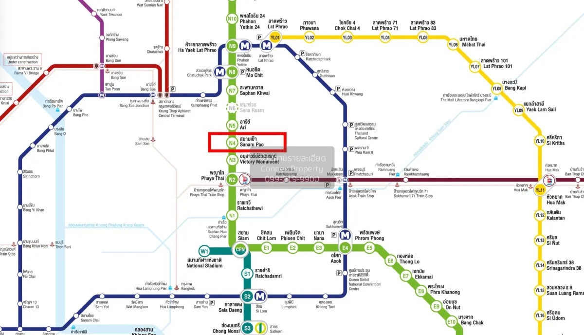 ขาย  Rare Item ทาวน์โฮม 3 ชั้น  หน้ากว้าง สามเสนใน เขต พญาไท กรุง 3