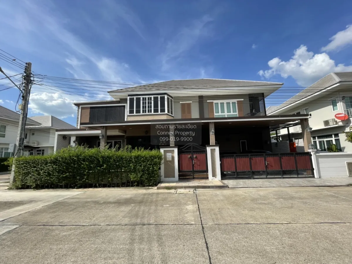 ขายบ้านเดี่ยว 2 ชั้น หลังหัวมุม เป็นส่วนตัวสูง บางบัวทอง บางบัวทอ 1