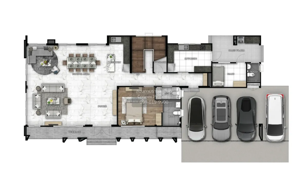 ขายบ้าน  บูเลอวาร์ด ซิกเนเจอร์ รามอินทรา - วัชรพล ออเงิน เขต สายไ 2