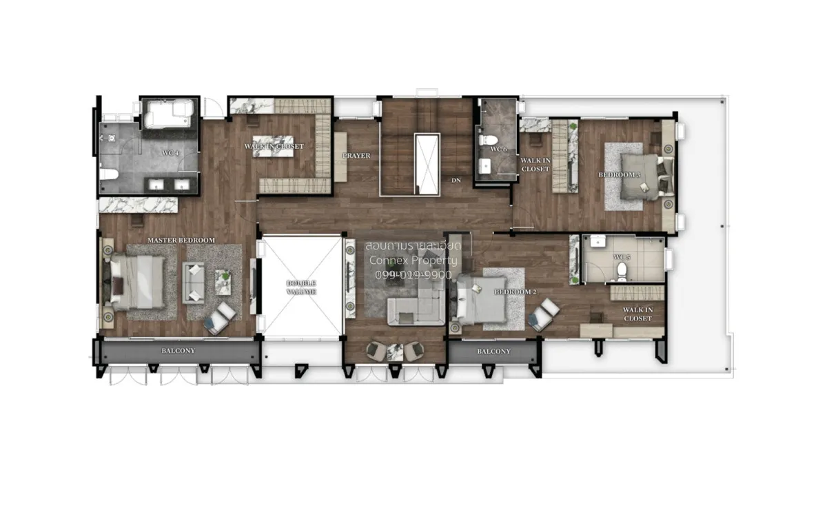 ขายบ้าน  บูเลอวาร์ด ซิกเนเจอร์ รามอินทรา - วัชรพล ออเงิน เขต สายไ 3