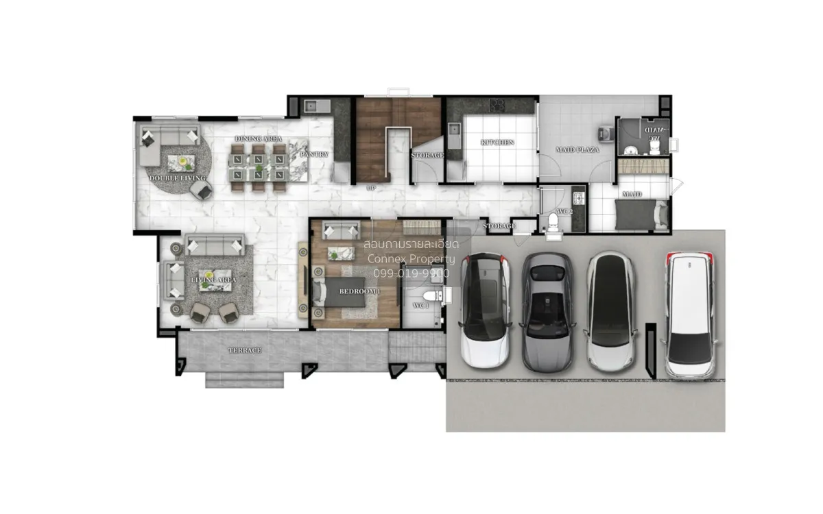 ขายบ้าน  บูเลอวาร์ด ซิกเนเจอร์ รามอินทรา - วัชรพล ออเงิน เขต สายไ 2