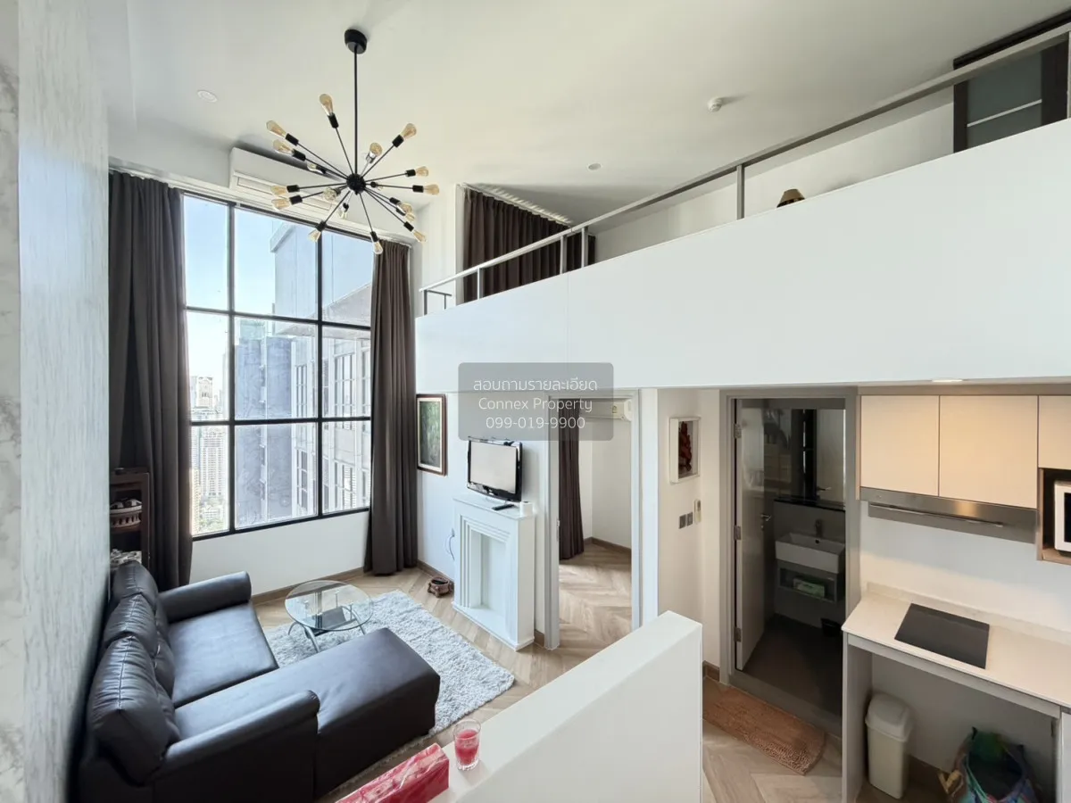 เช่าคอนโด  ไนท์บริดจ์ ไพร์ม สาทร ดูเพล็กซ์ วิวสวย ชั้นสูง BTS-ช่อ 4