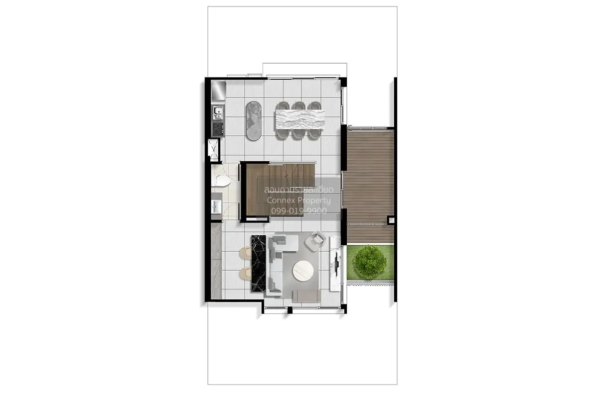 ขายทาวน์เฮ้าส์/ทาวน์โฮม  บ้านกลางเมือง คลาสเซ่ สุขุมวิท 77 BTS-อ่ 3