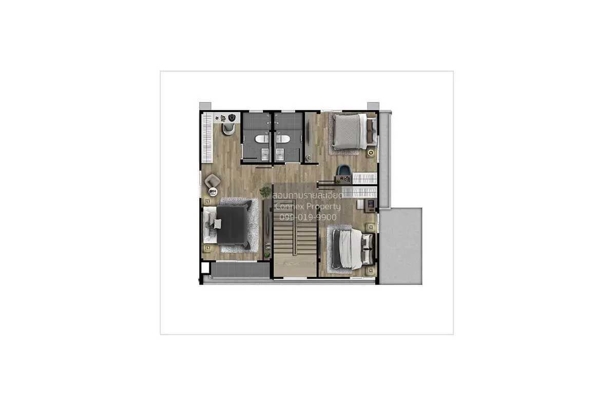 ขายบ้าน  โมเดน บางนา - เทพารักษ์ บางเพรียง บางบ่อ สมุทรปราการ CX- 2