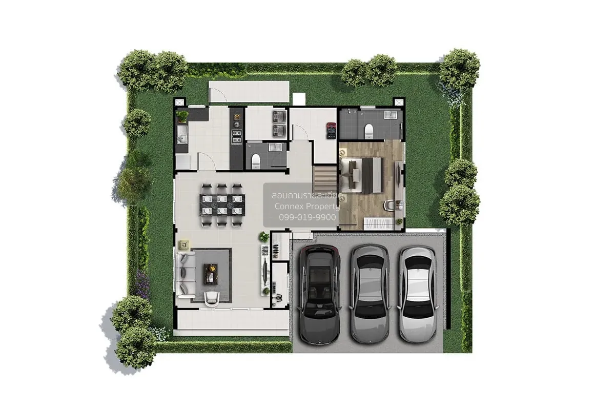 ขายบ้าน  โมเดน บางนา - เทพารักษ์ บางเพรียง บางบ่อ สมุทรปราการ CX- 2