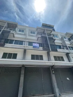 For Sale 3-story commercial building, Wisesuk Nakhon 16, ​​168 sq.m. , Ban Khlong Suan , Phra Samut Chedi , Samut Prakarn , CX-149803