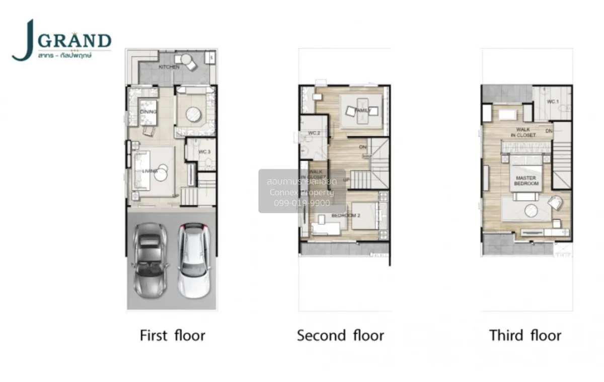 ขายทาวน์เฮ้าส์/ทาวน์โฮม  เจ แกรนด์ สาทร - กัลปพฤกษ์ บางแค เขต บาง 2