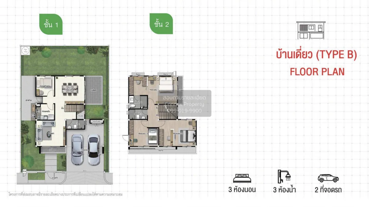 ขายบ้าน  เฮ้าส์ 24 แก้วอินทร์ บางแม่นาง บางใหญ่ นนทบุรี CX-150078 2