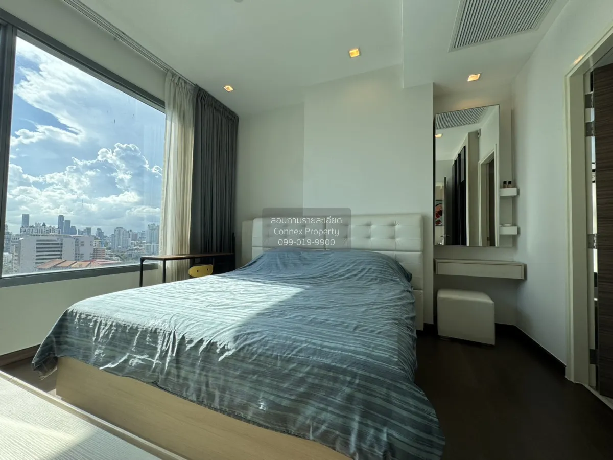 For Rent Condo , Q Asoke , high floor , MRT-Phetchaburi , Makkasa