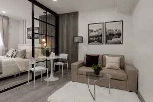 ขายคอนโด  ลุมพินี เซ็นเตอร์ นวมินทร์ MRT-บางกะปิ (สายสีเหลือง) คลองจั่น เขต บางกะปิ กรุงเทพ CX-150274