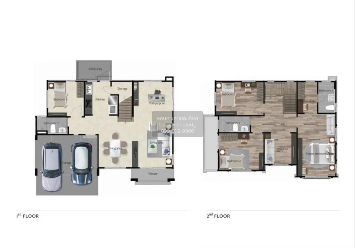 ขายบ้าน  ภัสสร รามคำแหง - ราษฎร์พัฒนา ราษฎร์พัฒนา เขต สะพานสูง กร 2