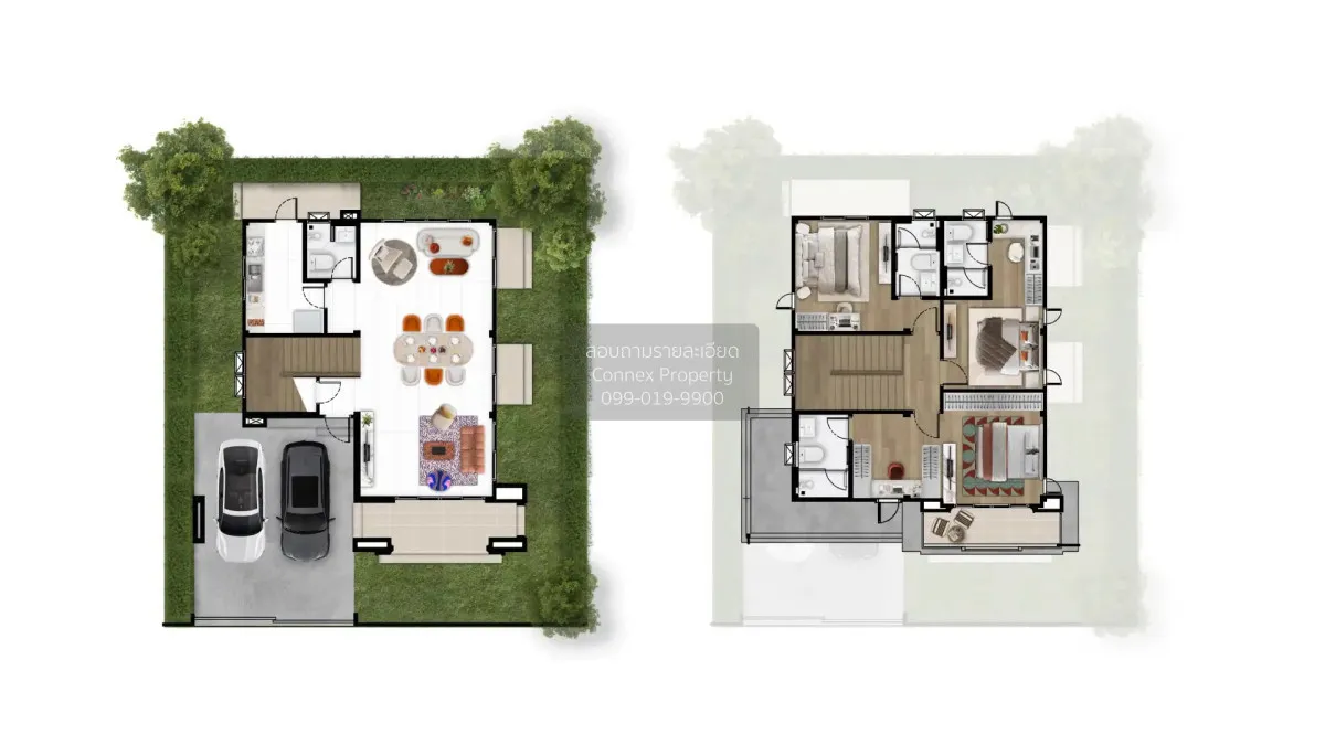 ขายบ้าน  เฌอรีน พหล - วัชรพล ท่าแร้ง เขต บางเขน กรุงเทพ CX-151199 2