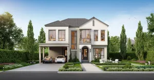 ขายบ้าน  มอร์เกน บางขุนเทียน - พระราม 2 แสมดำ เขต บางขุนเทียน กรุงเทพ CX-151247