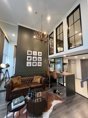 For Sale Condo , KnightsBridge Space Rama 9 , Duplex , nice view , MRT-Phra Ram 9 , Din Daeng , Din Daeng , Bangkok , CX-151252