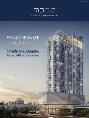 For Sale Condo , Modiz Rhyme Ramkhamhaeng , Hua Mak , Bang Kapi , Bangkok , CX-151489