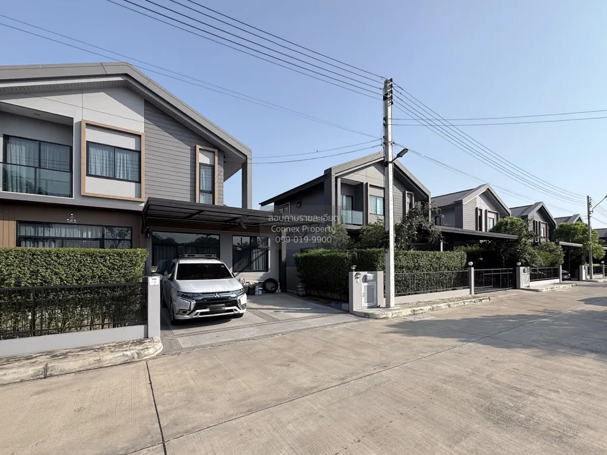 แรร์ยูนิต หน้าบ้านไม่ชนใคร ต่อเติมครบ คณาสิริ ราชพฤกษ์ 346​ เมือง 3