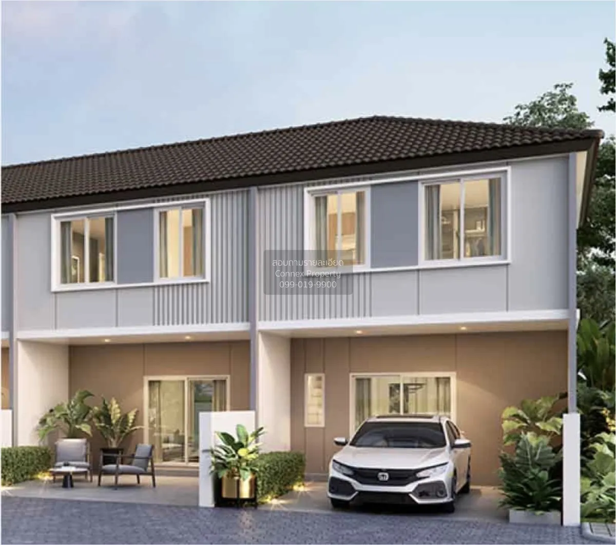 เช่าทาวน์เฮ้าส์/ทาวน์โฮม  บ้านพฤกษา 145/3 พระราม 2 - พันท้ายนรสิง 1