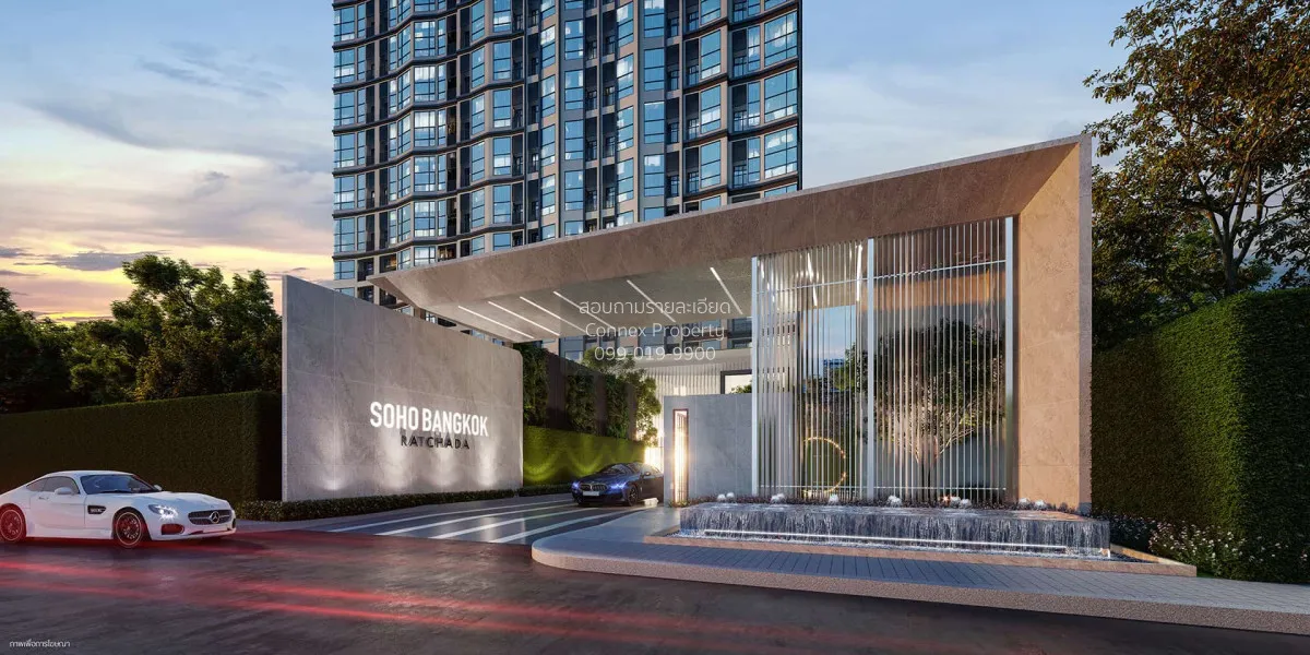 For Rent Condo , Soho Bangkok Ratchada , MRT-Huai Khwang , Huai K 1