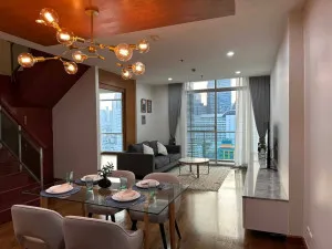 For Rent Condo , The Master Centrium Asoke - Sukhumvit , Duplex , nice view , high floor , MRT-Sukhumvit , Khlong Toei Nuea , Watthana , Bangkok , CX-152351