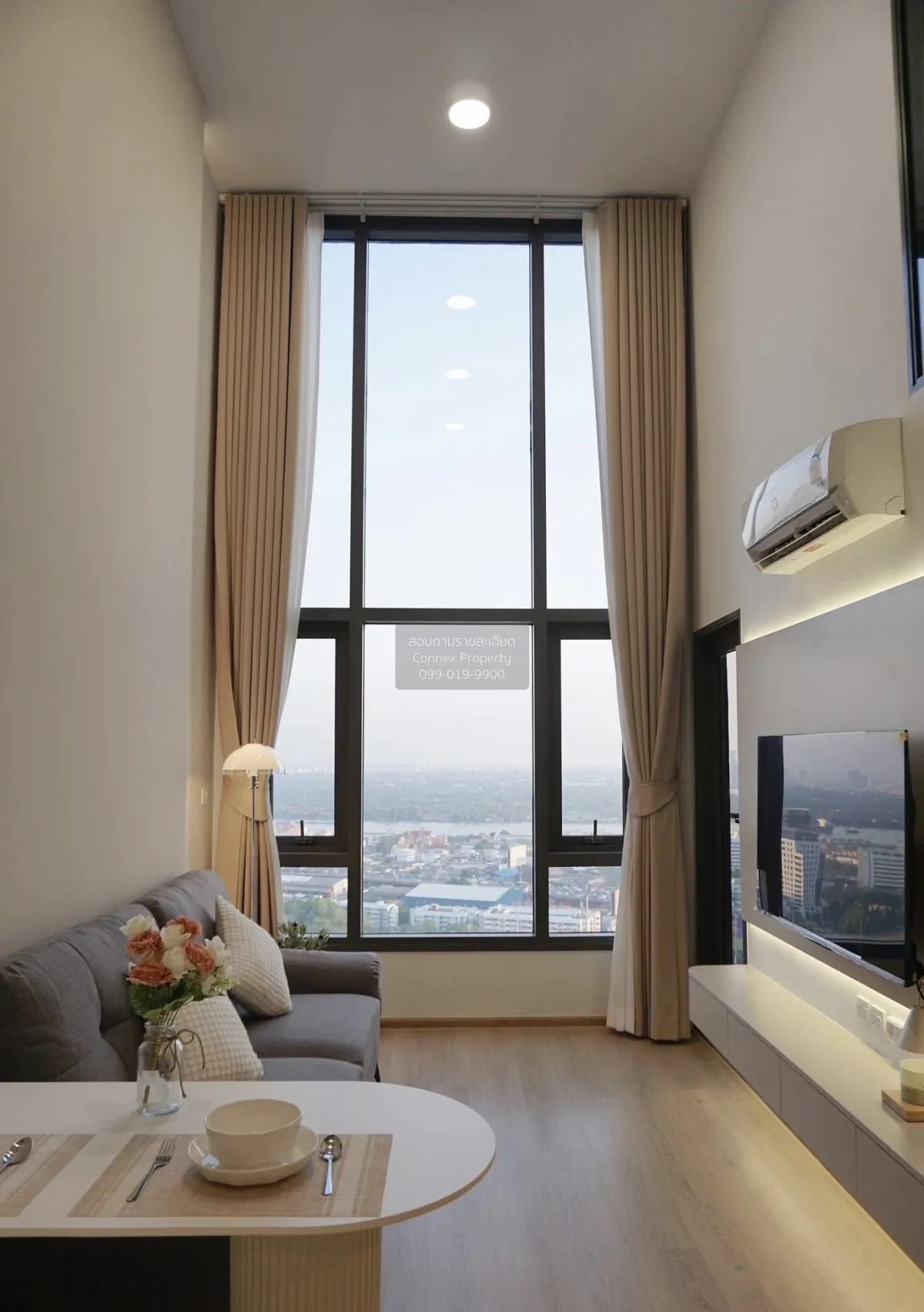 For Rent Condo , Life Rama 4 - Asoke , Duplex , nice view , high  1