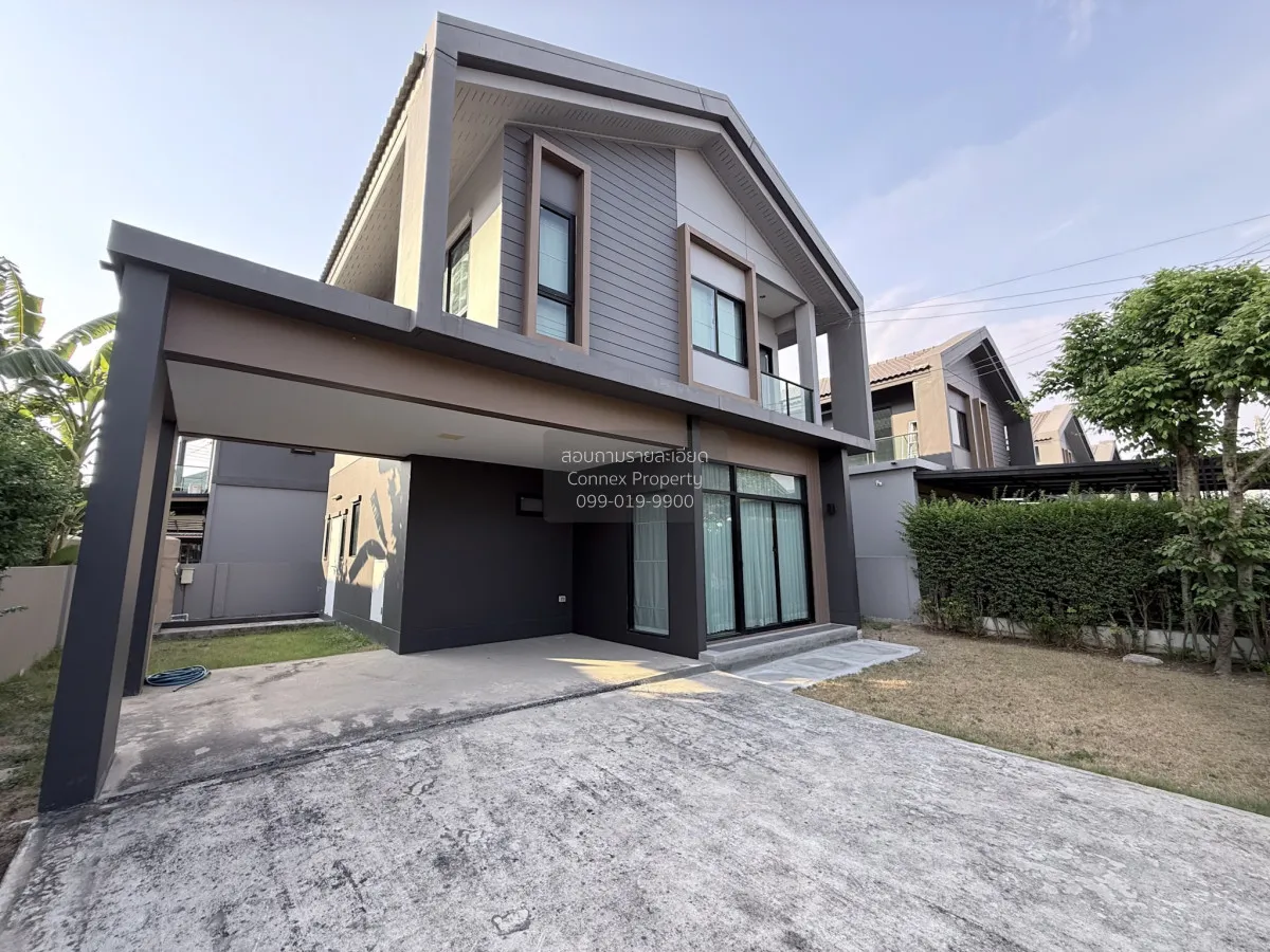 บ้านใหม่ เจ้าของไม่เคยเข้าอยู่ คณาสิริ ราชพฤกษ์ 346​ บางเดื่อ เมื 3