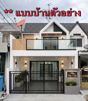 ขายทาวน์เฮ้าส์/ทาวน์โฮม  บ้านบัวทอง 2 รีโนเวทใหม่ บางรักพัฒนา บางบัวทอง นนทบุรี CX-152984