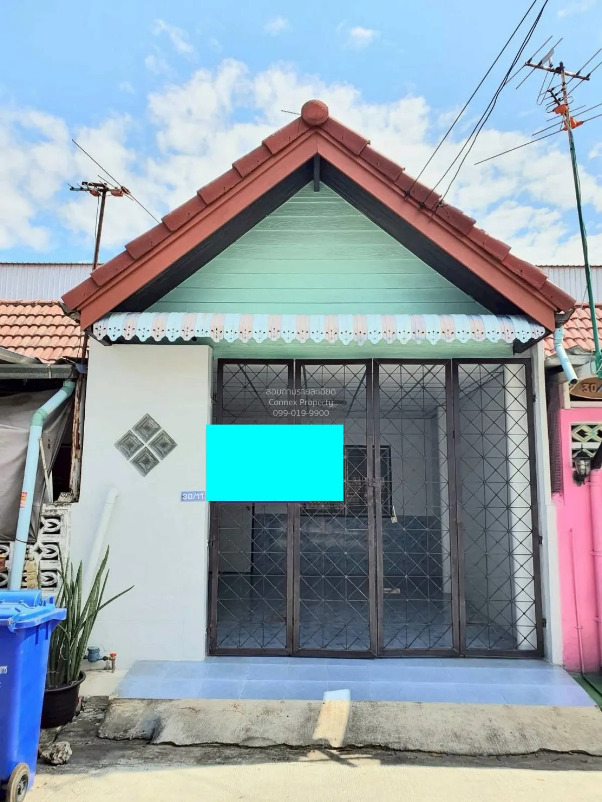 Single-story townhouse for sale, Baan Phetchrangam, Phraeksa 1, S 1